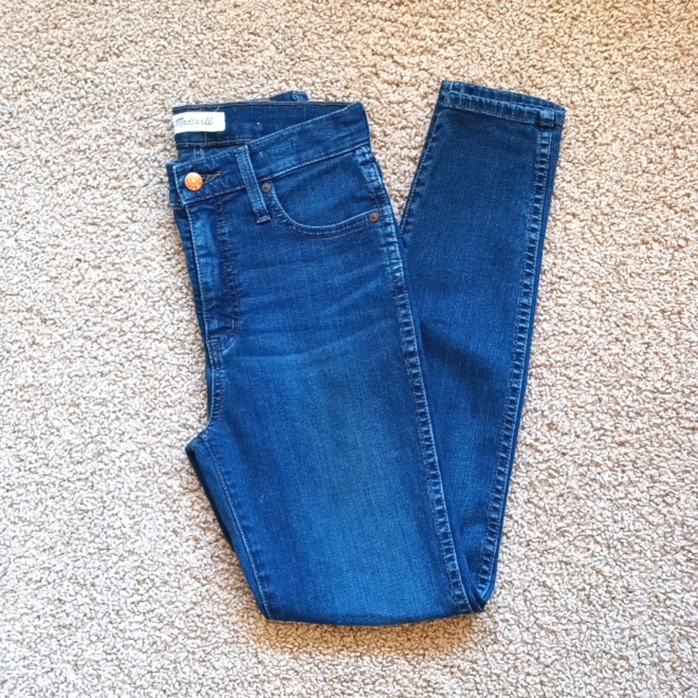 MADEWELL 10" High Rise Skinny Jeans Size 27